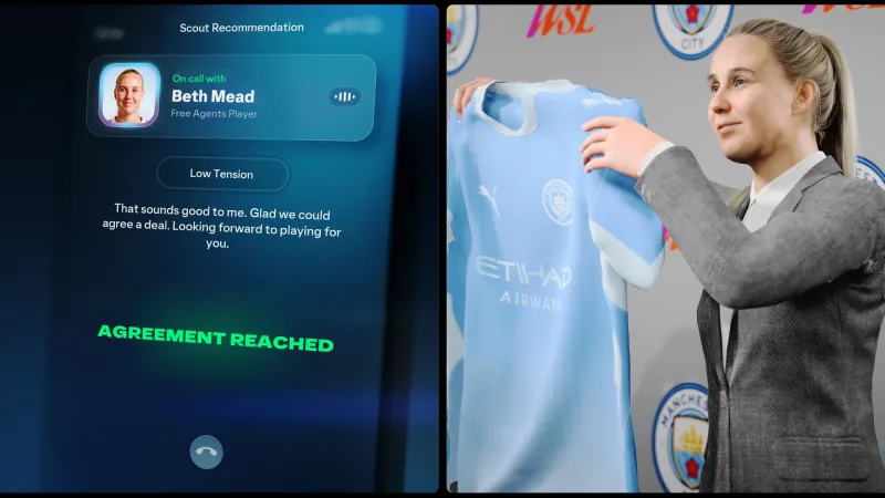 Трансферна сцена режиму кар’єри EA SPORTS FC 27